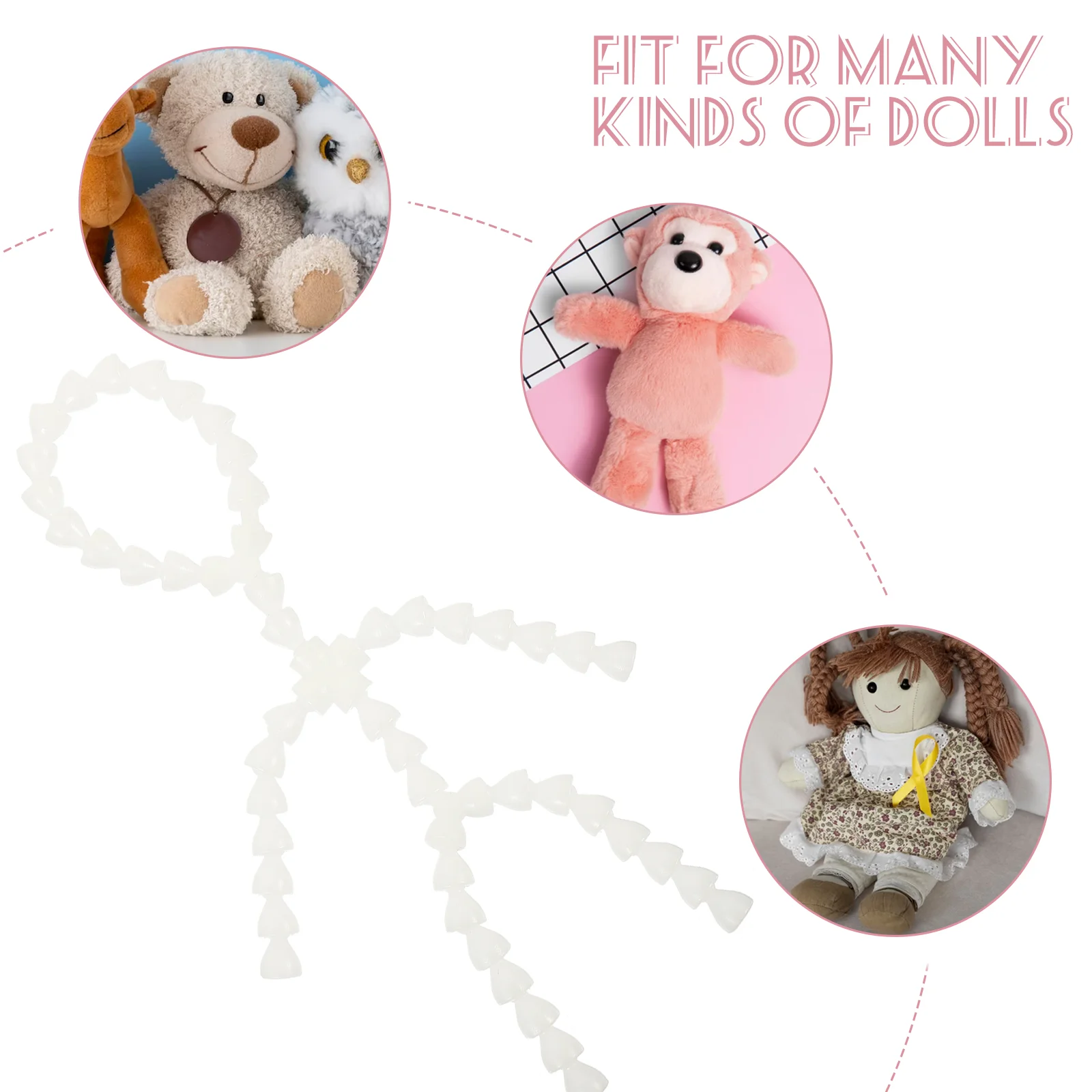 Plastic Making Parts Movable Toy Frame for Plush Crochet Animals Cotton Accessories Ideal Gifts Craft