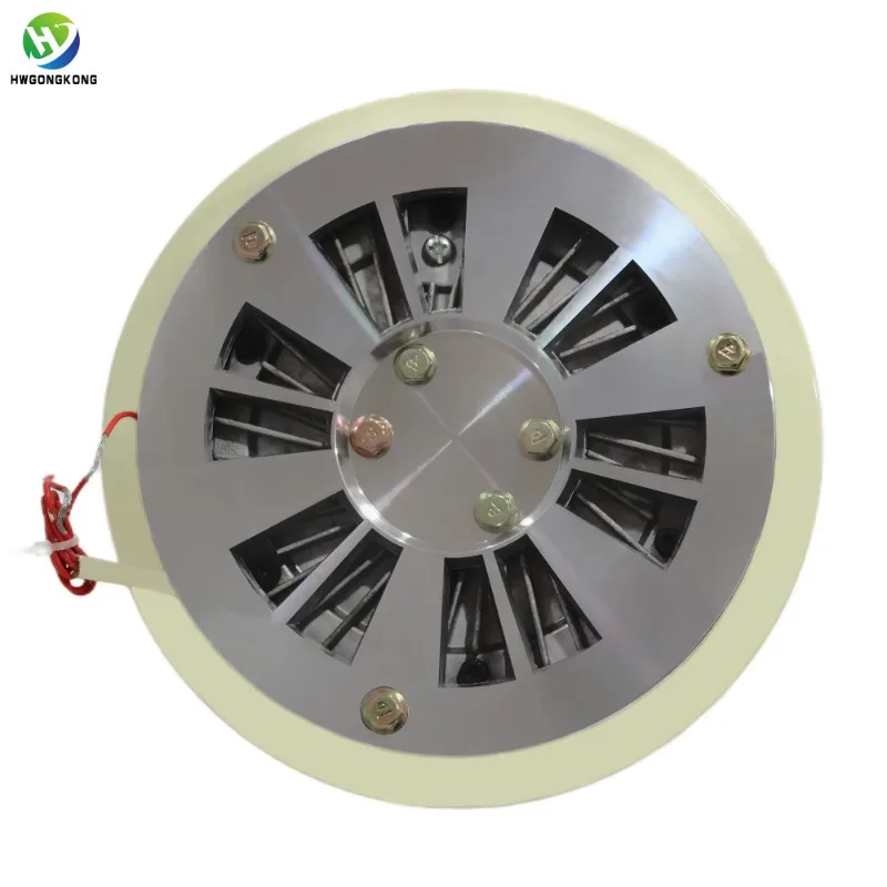 Direct Selling Single Shaft Magnetic Powder Brake 25N.m Magnetic Powder Brake Electromagnetic Brakes for Printing Shops
