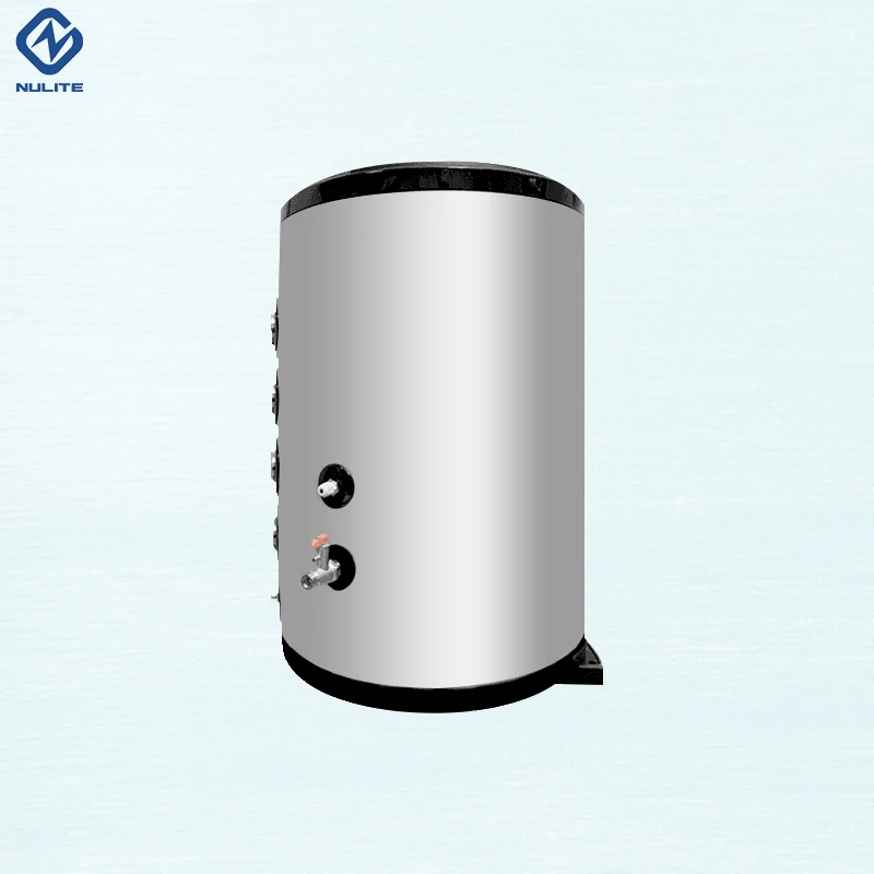 Nulite 100L 150L 200L 250L 300L 400L 500L Enamel Tank Or Stainless Steel 304 316 2205 Storage Hot Water Buffer Tank Heat Pump