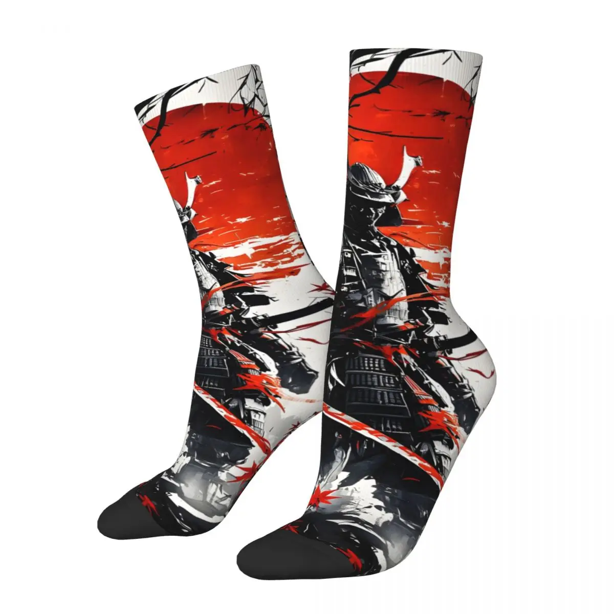 Janpanese Samurai Kawaii Socks Gym Cartoon Pattern Socks