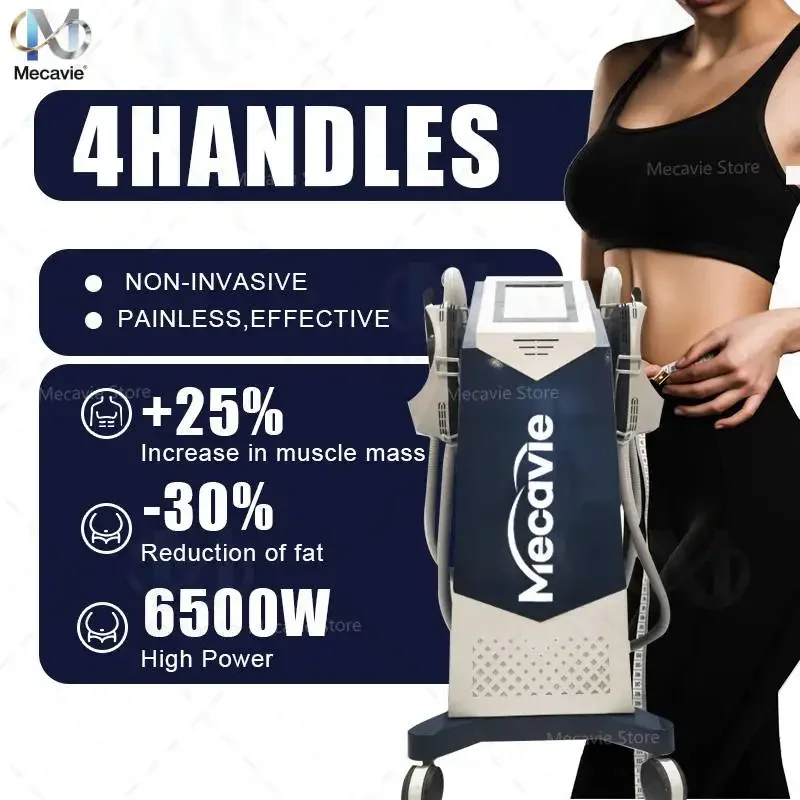 

EMSLIM ‌ Массаж плеч 2025НОВЫЙ 6500 Вт RF машина для похудения тела стимуляция мышц устройство для сжигания жира для живота, бедер, ягодиц ‌