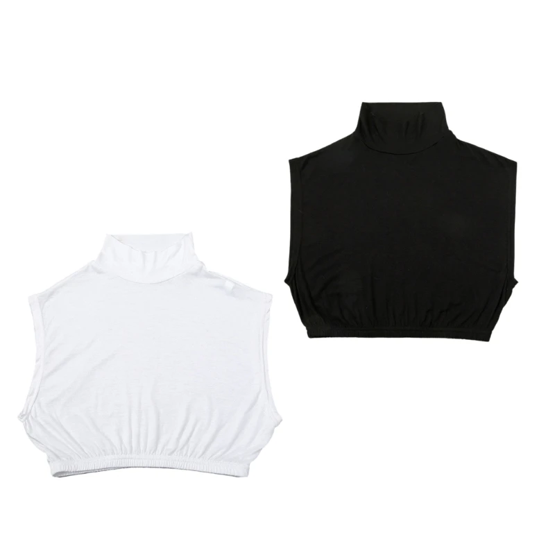 Collar For Women Insert Half Shirt Men Women Turtleneck Collar Elastic Dropship