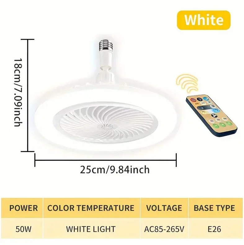 Silent LED Fan Chandelier Built-in Aromatherapy Function Ceiling Fan Light Bedroom Dining Room Decor Lamp