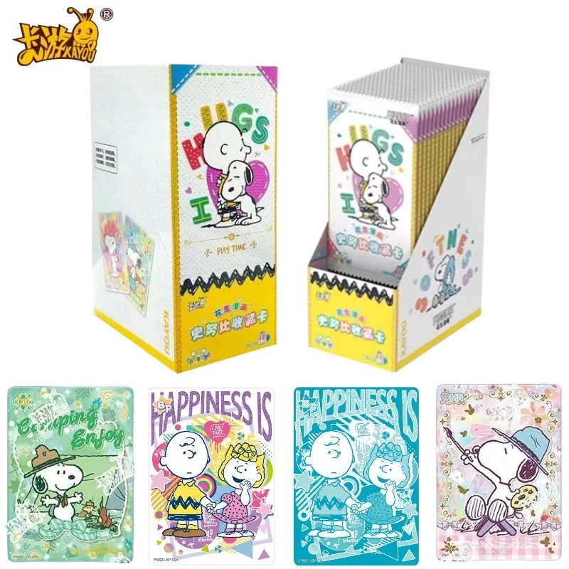 KAYOU Snoopy Series 1 Collection Cards Peanut Pack Theme Anime Character Cards Charlie Brown Lucy Peripherals Full Set