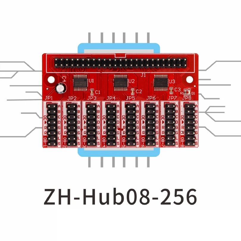 placa-adaptadora-de-display-led-zh-hub08-256-com-interface-50p-8-portas-hub08-modulo-de-expansao-de-cartao-de-controle-para-tela-de-cor-Unica-ou-dupla