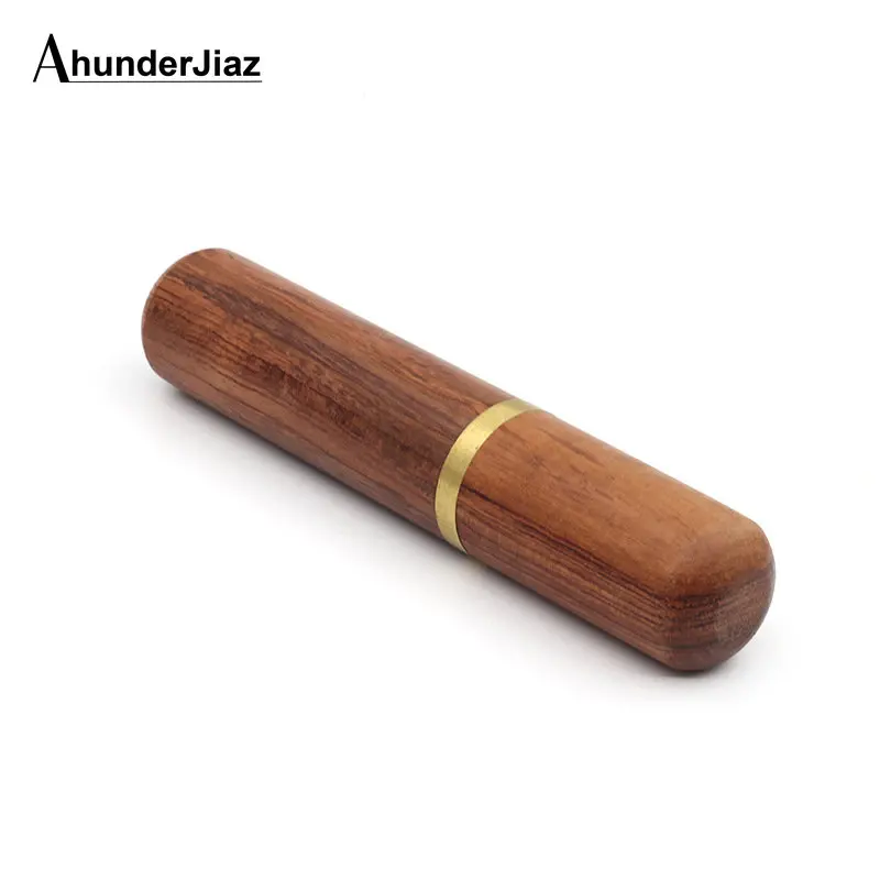 Portable Solid Wood Cigar Tube, Handmade Cigar Moisturizing, Tool Accessories with Gift Box, New