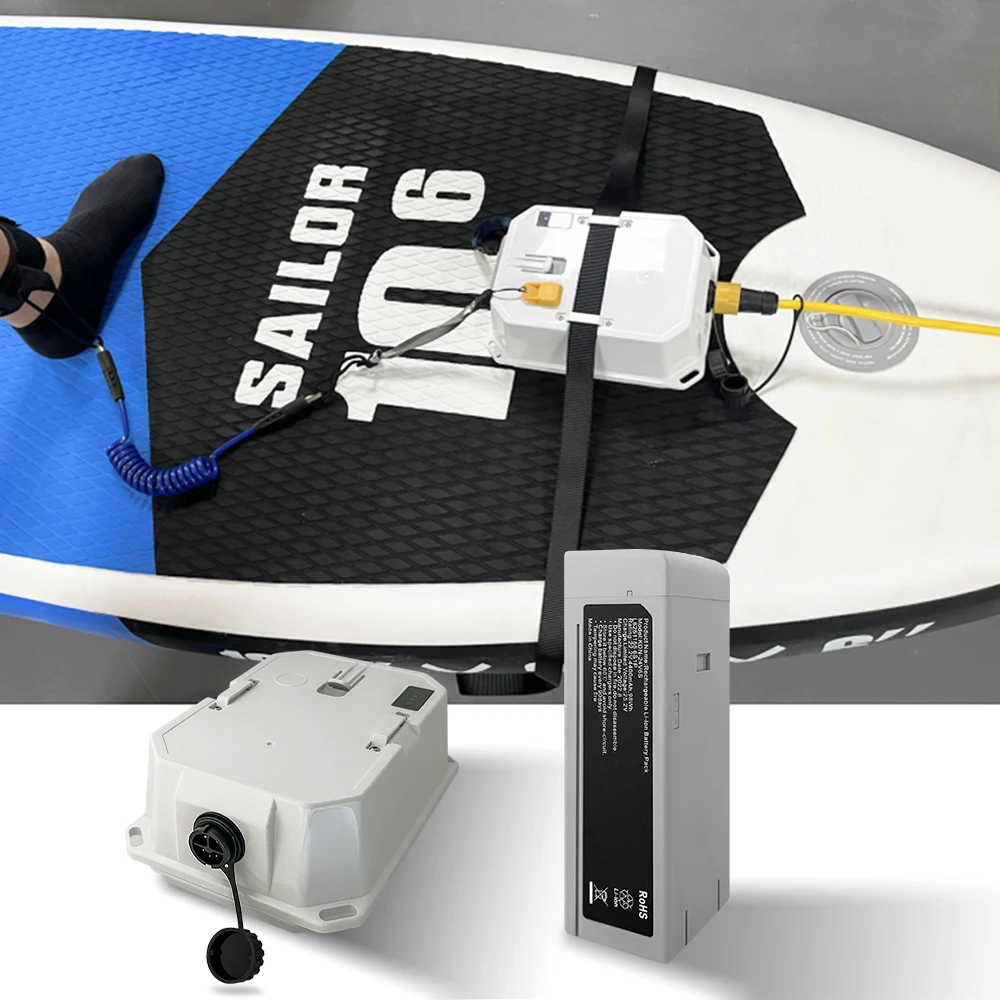 KEDEAN Surf Marina Drive Power 24V 4400mAh Electric Fin Battery Chargers Push Motor SUP Surfboard Propellers