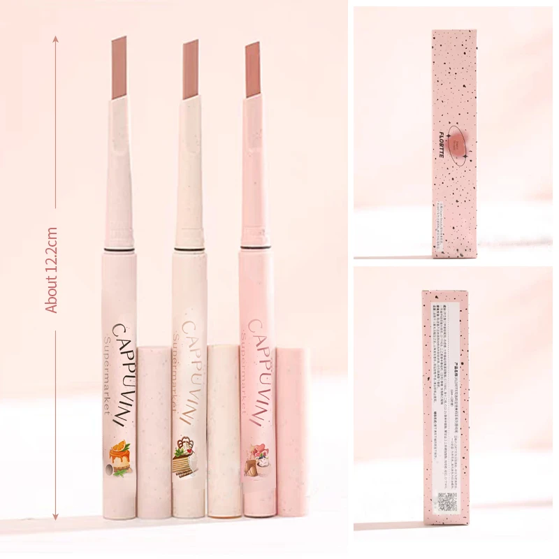Matowy pisak do ust w odcieniach nude, wodoodporny, długotrwały, kolorowy ołówek do ust, konturowanie i modelowanie ust, pisak do makijażu ust, nie rozmazuje się.
