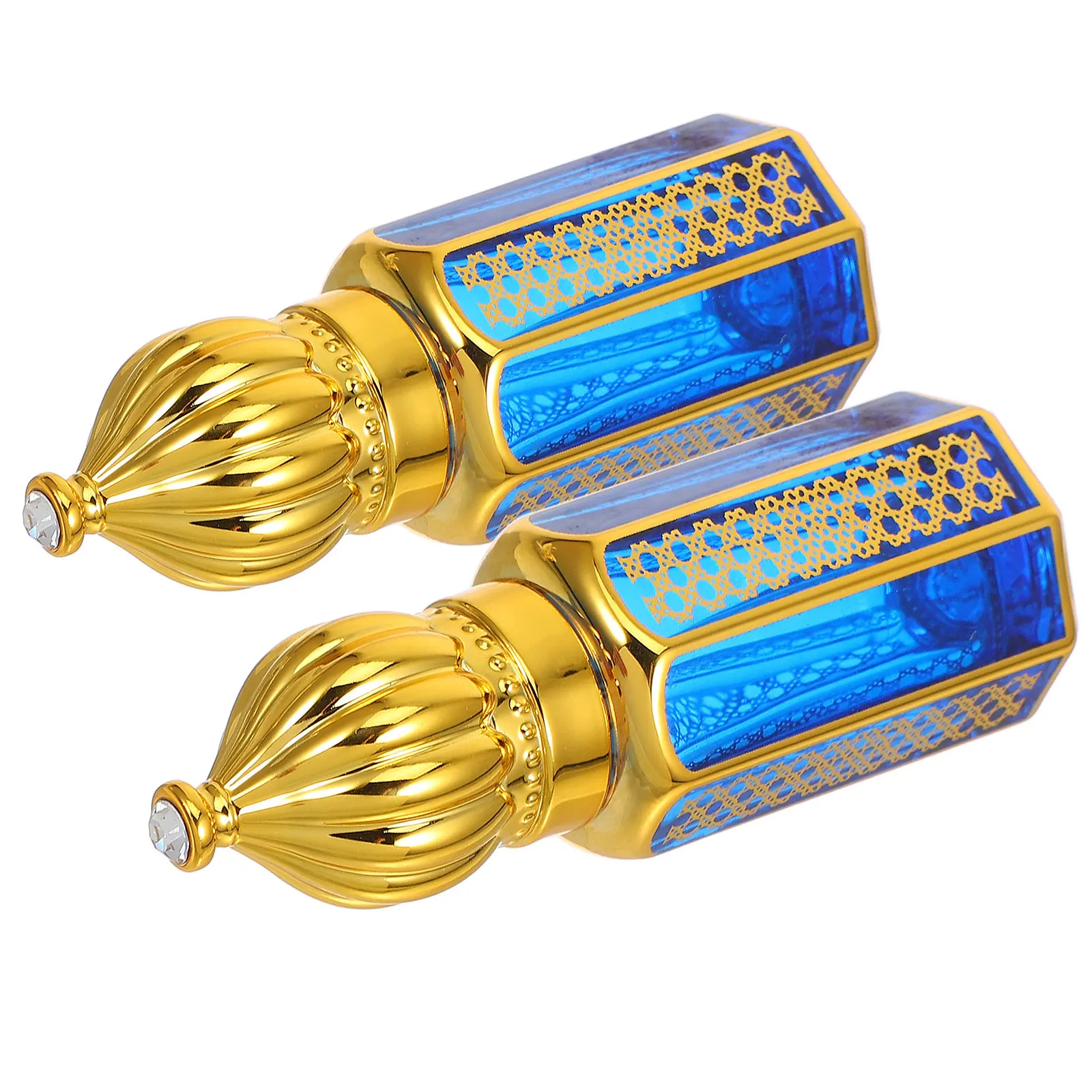 

Набор из 2-х роликовых флаконов для парфюмерии: толстостеклянные, герметичные, для эфирных масел, карманные, дорожные, многоразовые