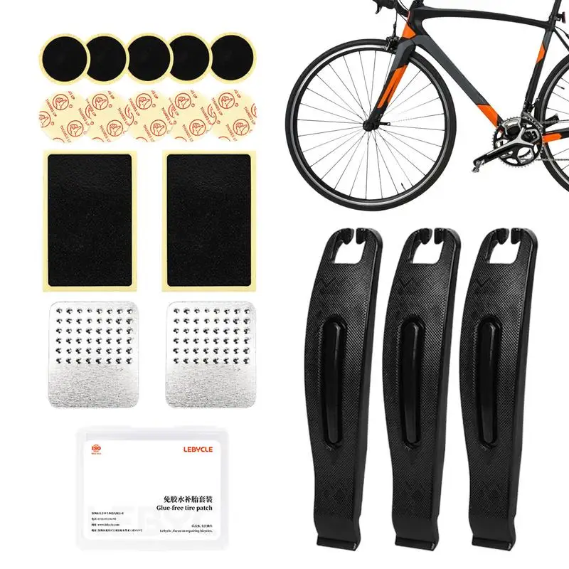 

Portable Professional Bike Repair Tool Kits Multifunctional Bicycle Tire Repair Tools Set Bag With Tire Patch And Bike Levers