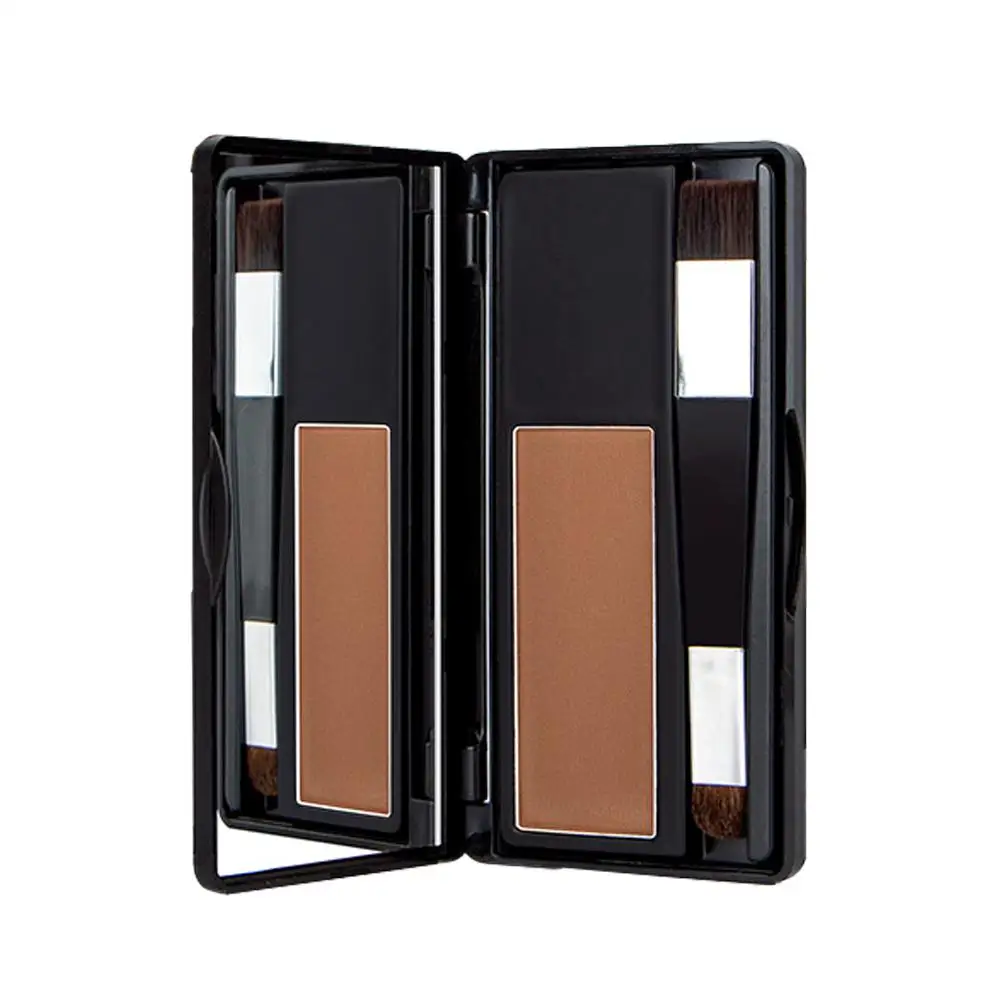 Impermeável Face Contour Shadow Powder, Modificação do Corretivo, Enchimento Fino, Dual-Purpose, Natural Matte, à prova de suor, F4D9