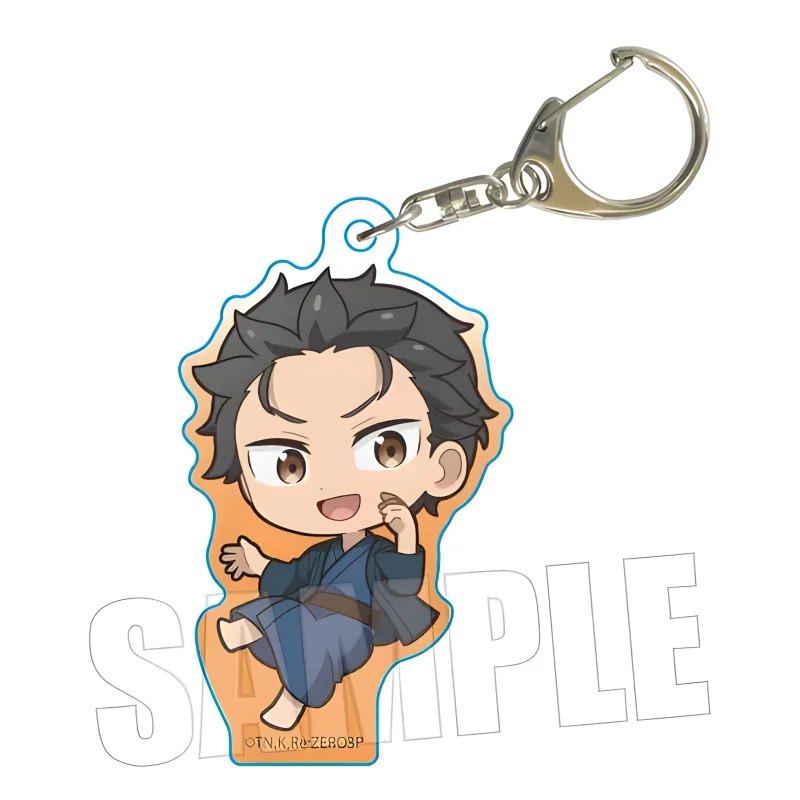 Re:Zero Starting Life in Another World Anime Game Peripheral Acrylic Keychain Transparent Pendant Bag Decoration Gift
