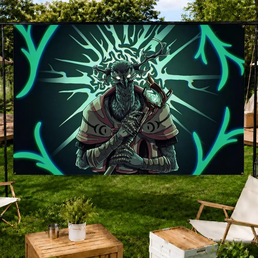 Game Space Adventure Outer Wilds Flags Fan support, home, dormitory, wall decoration, outdoor camping, party banners, gifts