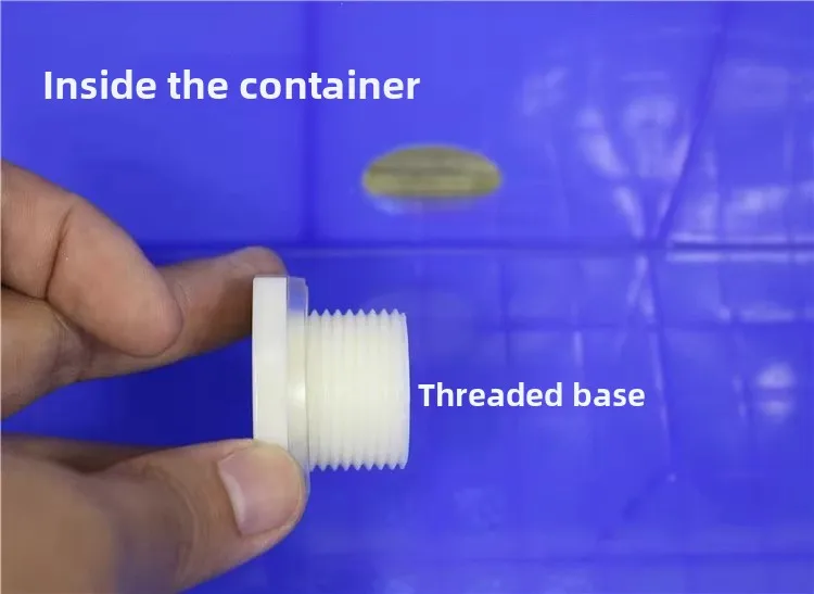 "Kit de drenagem de habitat de tartaruga - conjunto de montagem de anteparo de 1/2" e 3/4" para gabinetes de plástico com válvulas de liberação rápida"