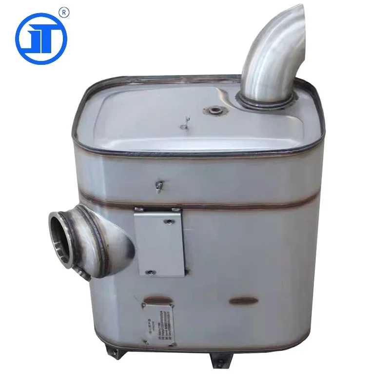 Diesel Particulate Filter Truck Square Three Way SCR Selective Catalytic Reduction Converter With Ceramic DPF Catalyst