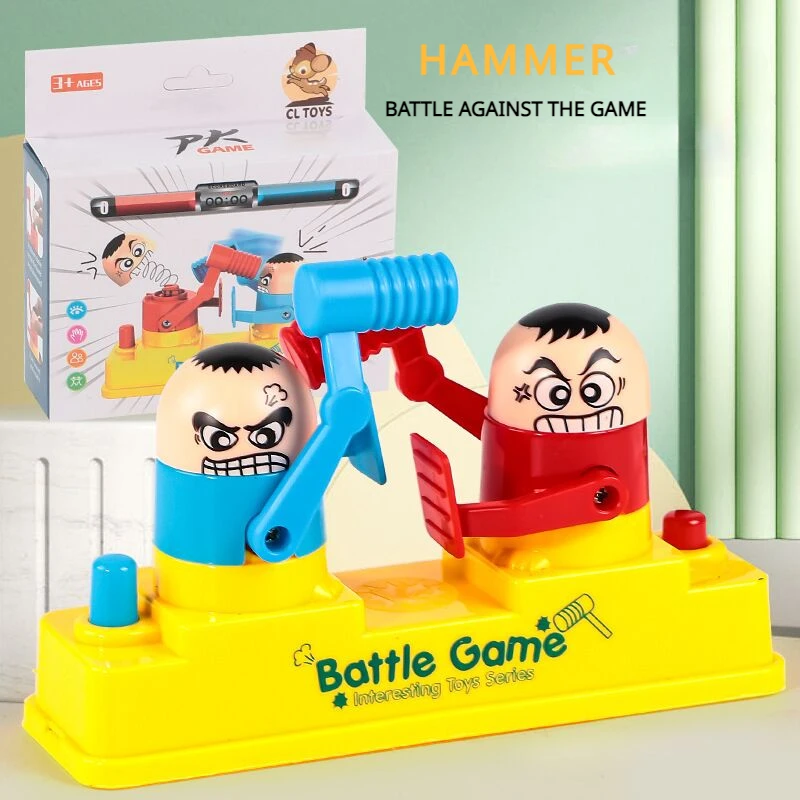 Hildren Parent-Child Interaction Desktop Game Hammer Robot Stress Relief Family Toys