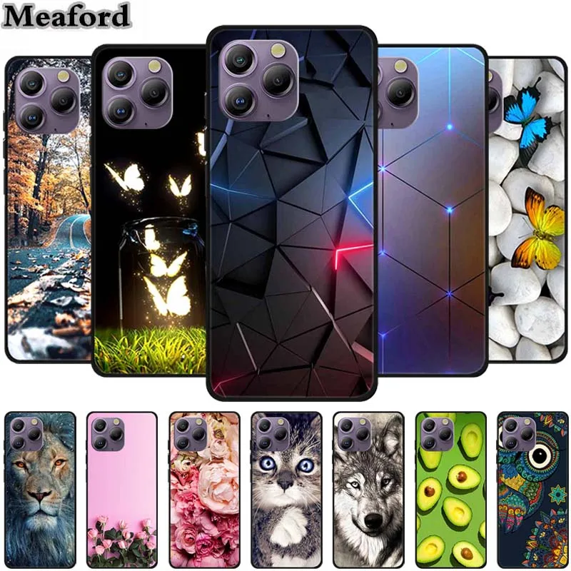 For Blackview A96 Case Animals TPU Soft Silicone Cover Phone Cases for BlackviewA96 Shockproof Protective Cool Wolf New fundas