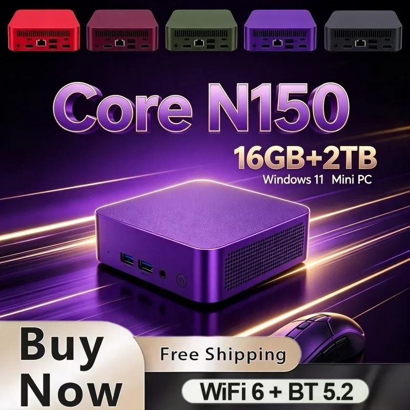 win-11-4k-pocket-desktop-computer-intel-core-n150-colorful-multi‑color-mini-pc-16gb-ram-1tb-2tb-ssd-wifi6-bt52-gaming-office-pc