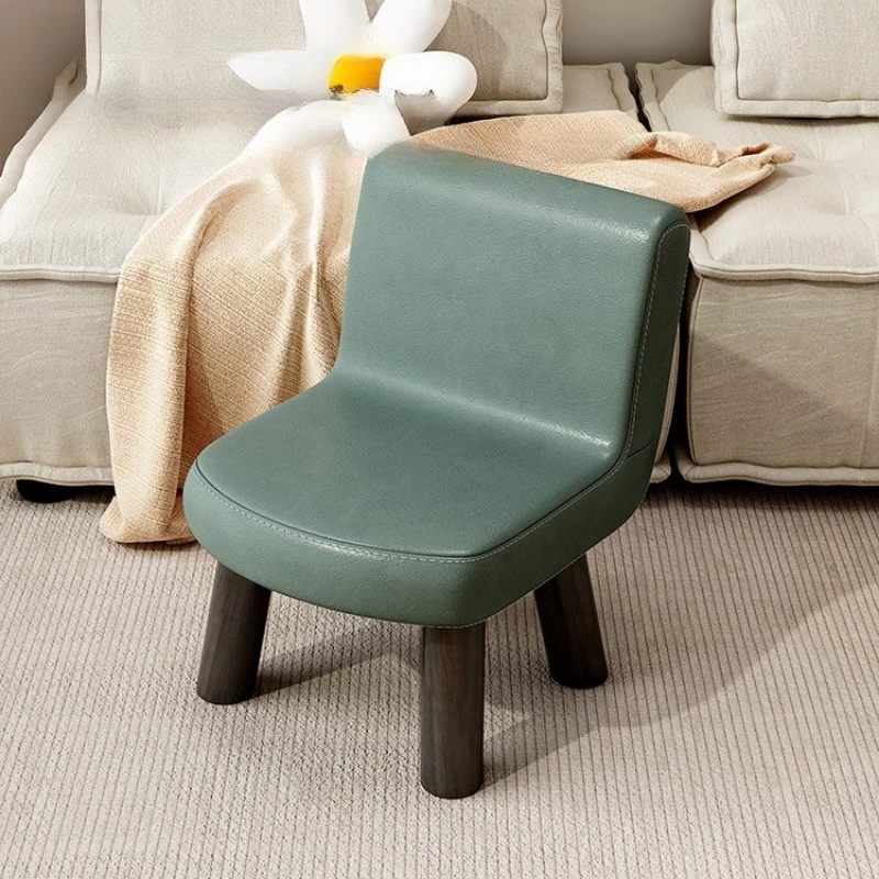 household portable Small stool Comfortable Backrest living room low stool Interior modern taburetes decorativos home furniture