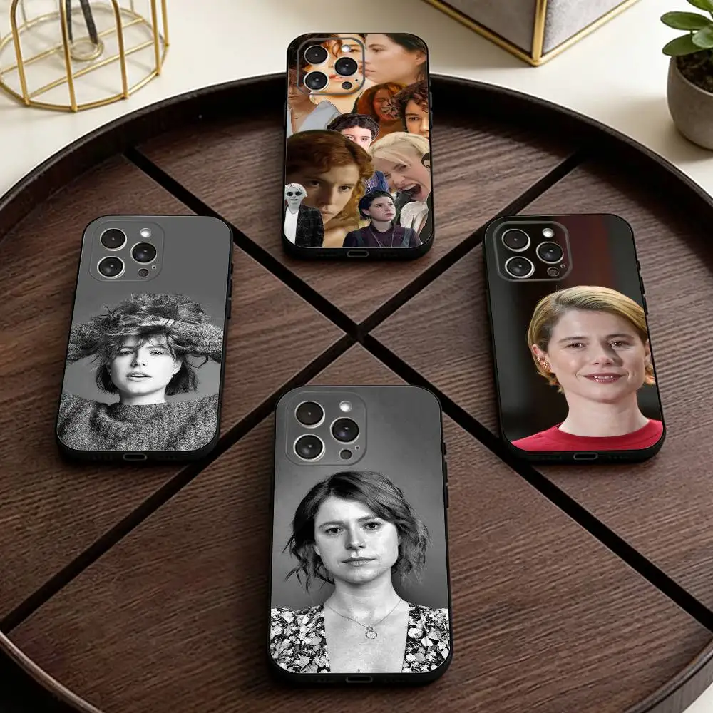 

Jessie Buckley Phone Case For iPhone 17,16,15,14,13,12,11 Plus,Pro Max,XS,Soft Silicone Black Cover