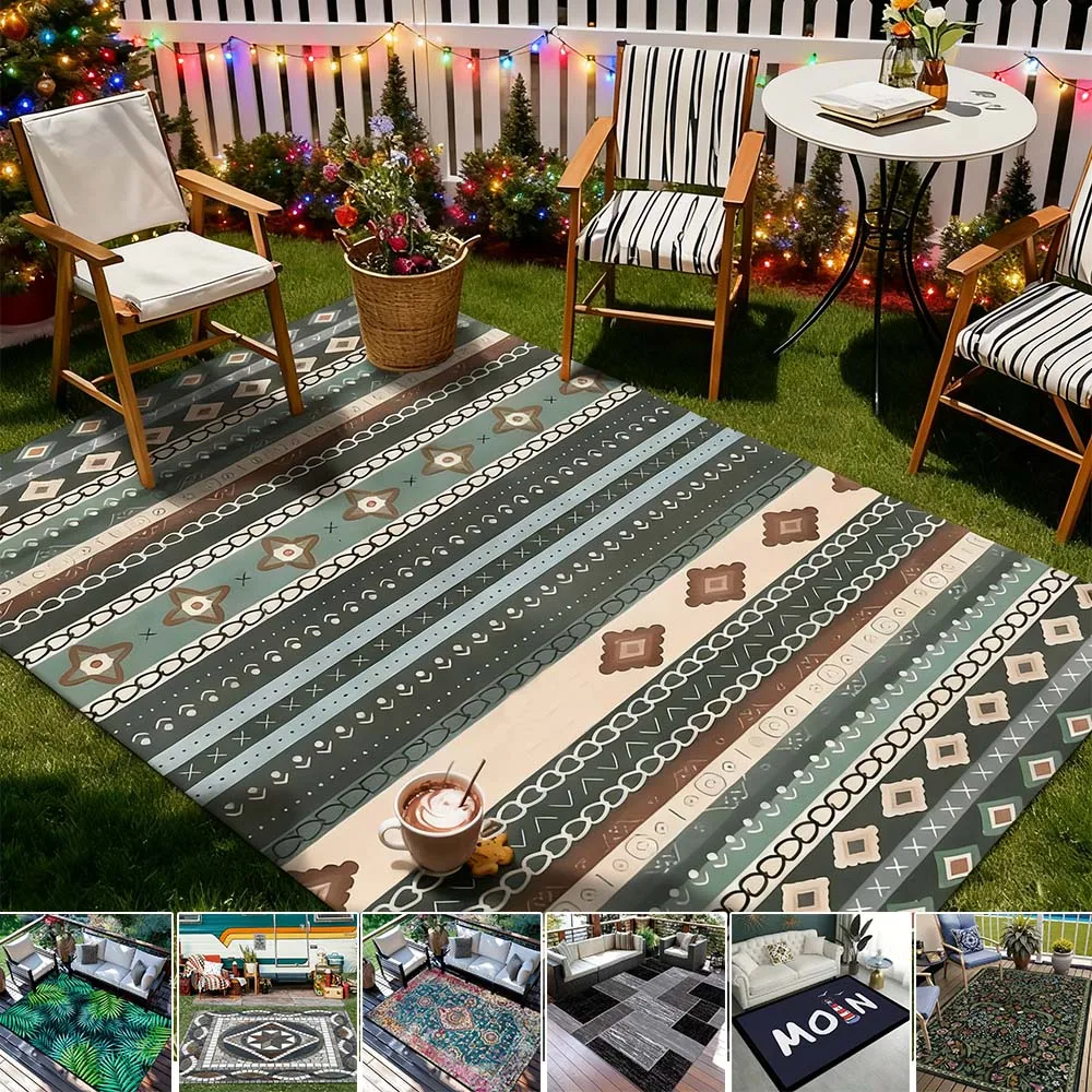 

1PC Geometric Carpet for Living Room Bohemian Crystal Fleece Anti Slip Rugs for Floor Bedroom Large Size Sofa Mats Study Blanket