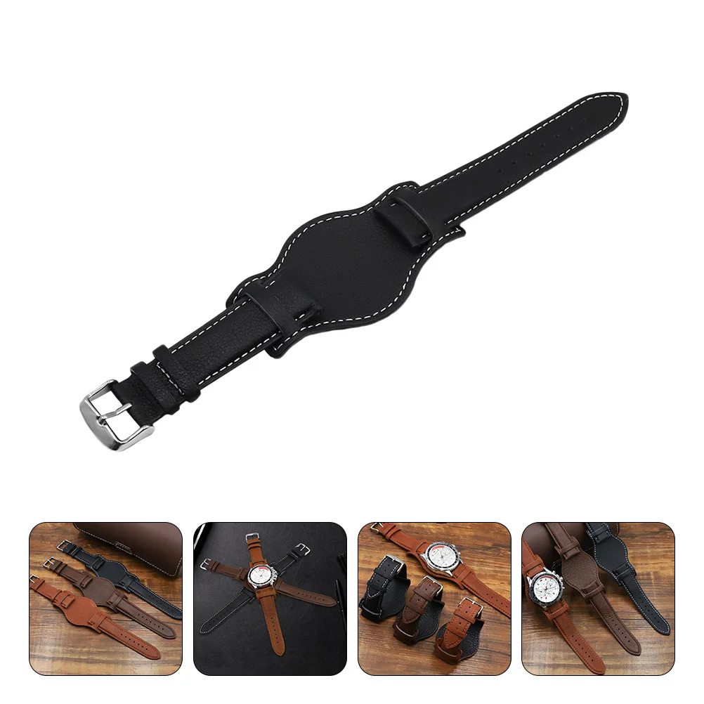 

Strap Wrist Watch Band Replacement Watchband Accessories Top Layer Cowhide Bracelet Practical