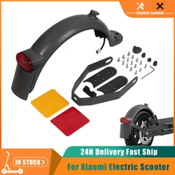 Rear Mudguard Brake Taillight Fender for Xiaomi M365 Electric Scooter Pro 2 Mi3 With Gap Cover Pad Parts Set Reinforced Holder