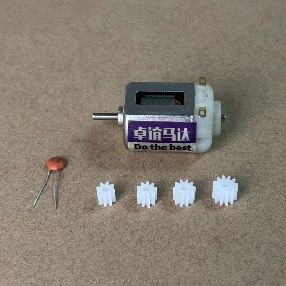 FK-130 Micro 20mm Mini 130 Carbon Brush Motor 7/9/10/12T Teeth Gear DC 3.6V-8.4V 52000RPM High Speed DIY RC Toy 4WD Racing Car view 3