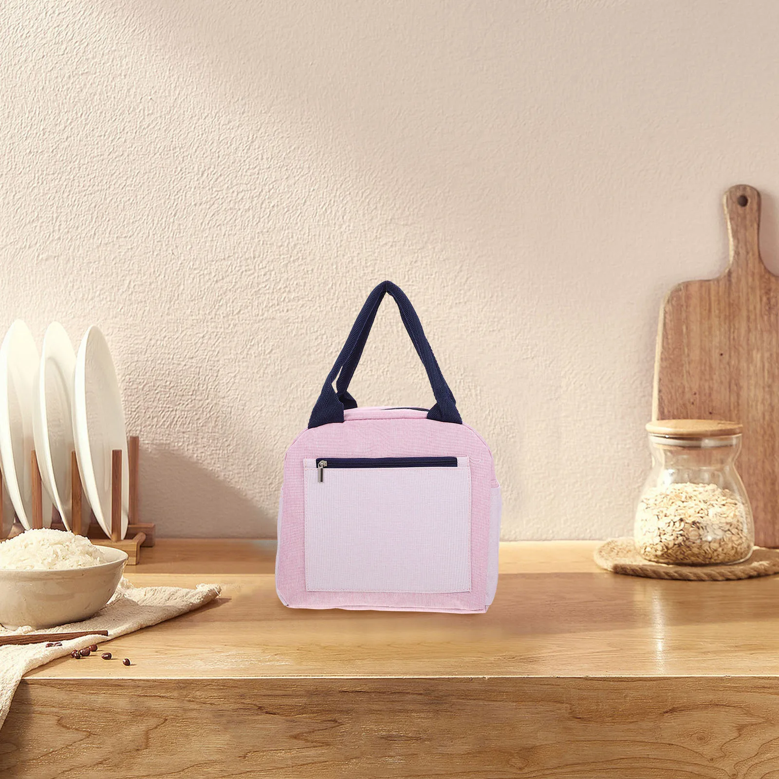 

Thermal Insulation Lunch Bag Lightweight Waterproof Bento Holder Strong Load Capacity for Daily Commute Outdoor Activities