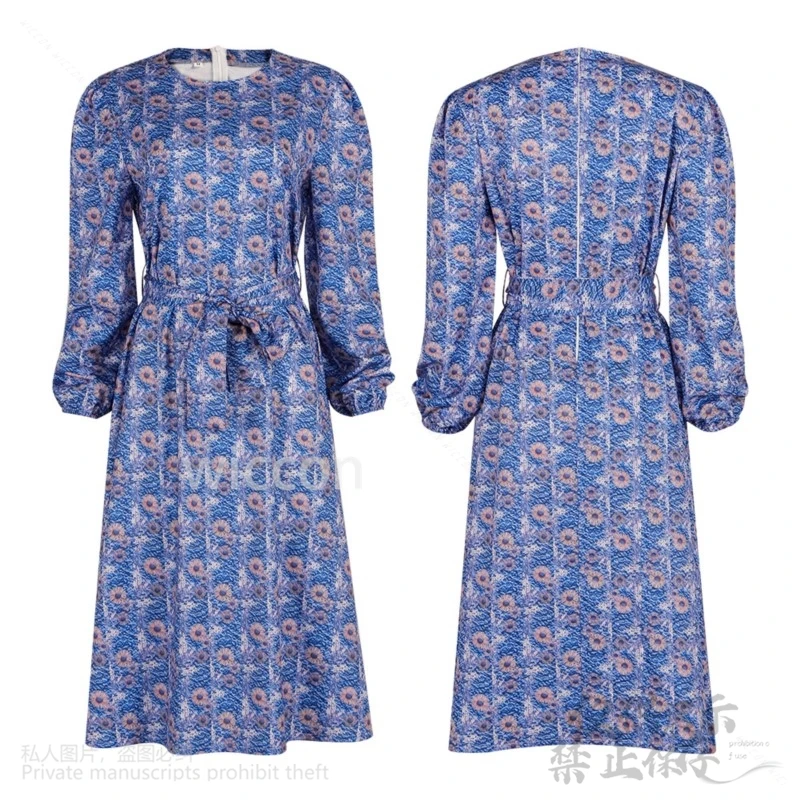 2024 New Movie Beetl 2 Customized Astrid  Dress Floral Dress Cos Girls Lolita Skirt Roleplay Fantasia Outfits Female Wigs