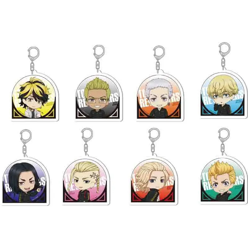 Tokyo Manji Revengers Anime Acrylic Standee Popular Character Desktop Ornament Collection Gift Anime Lovers Key Chain Bag Charms
