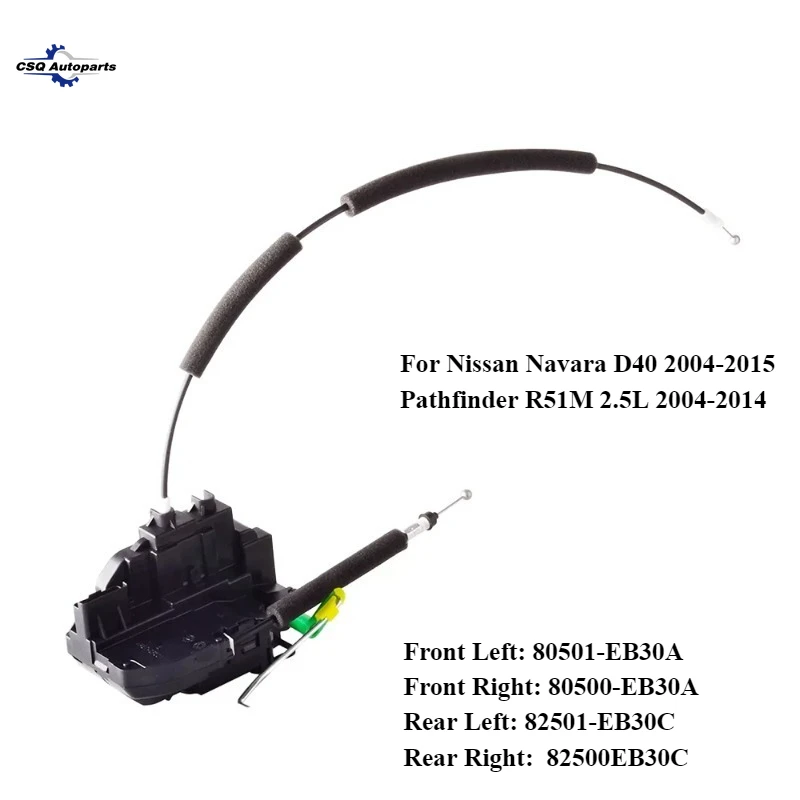 

80501EB30A Door Lock Actuator For Nissan Navara D40 2004-2015 Pathfinder R51M 2.5L 2004-2014 80500EB30A 82501EB30C 82500EB30C