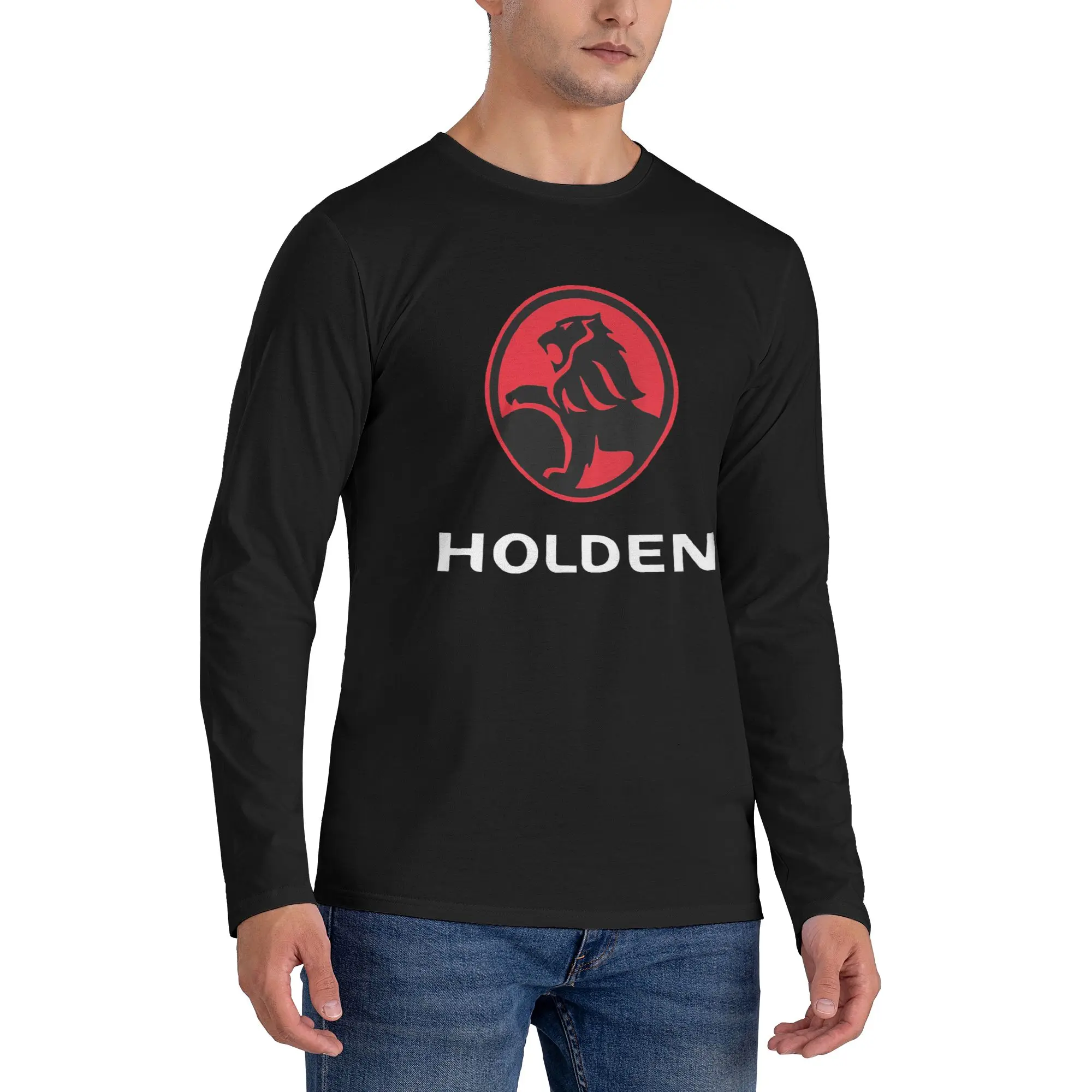 

BEST SELLER Holden logo Merchandise Men's Long Sleeved T-shirt Fashion Round Neck T shirts Spring and Autumn Men tops