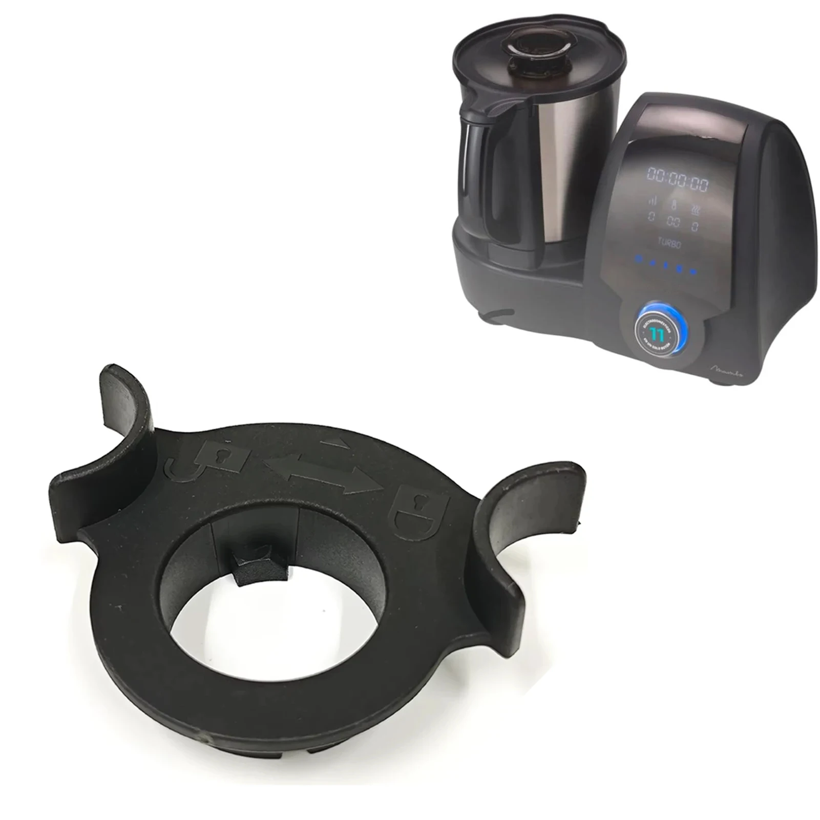 شفرة ثابتة لـ Cecotec Mambo 7090/8090/8590/9090/9590/10070/10090 حامل سكاكين روبوت المطبخ