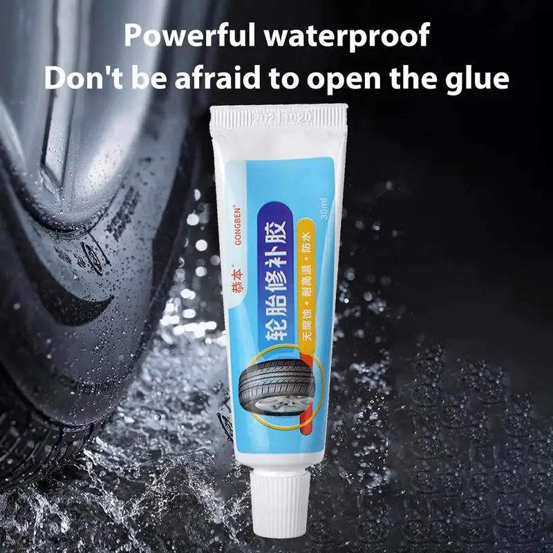 Soft Rubber Tire Repair Liquid Glue Wear-Resistant Non-Corrosive And Instant Strong Bonding Adhesive Easy To Use Durables Repair