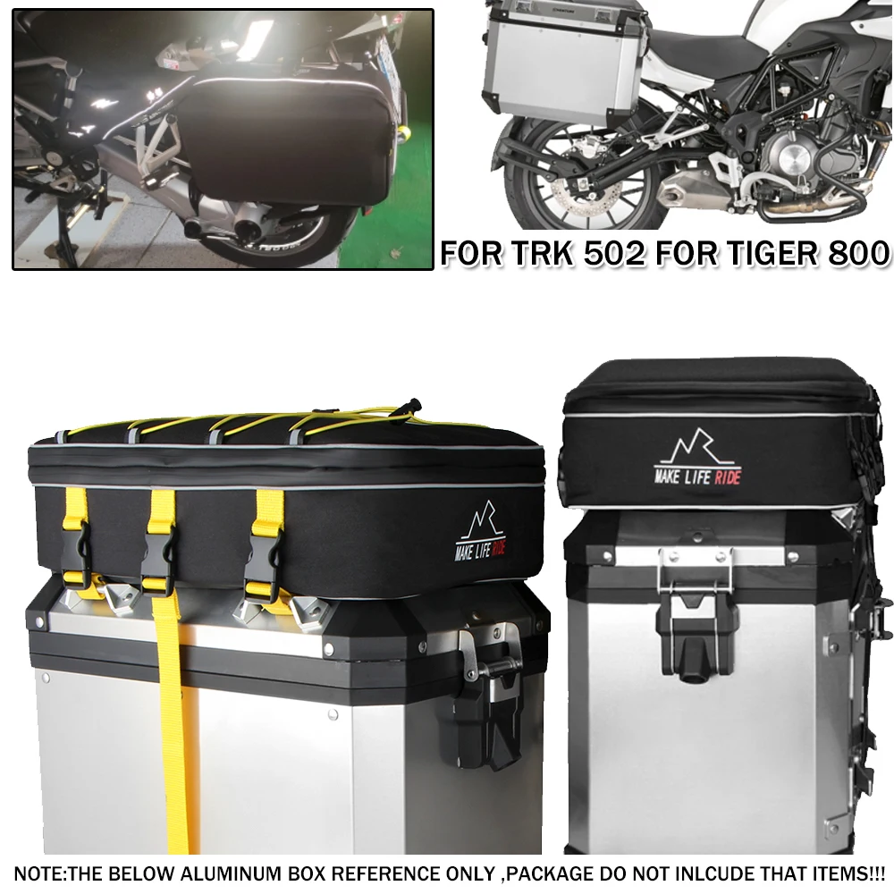 Motorcycle Pannier Luggage Bag For TRK 502 X 702 For Tiger 850 For R1200 R1250 GS For XADV 750 CRF1000L Side Box Case Saddlebags