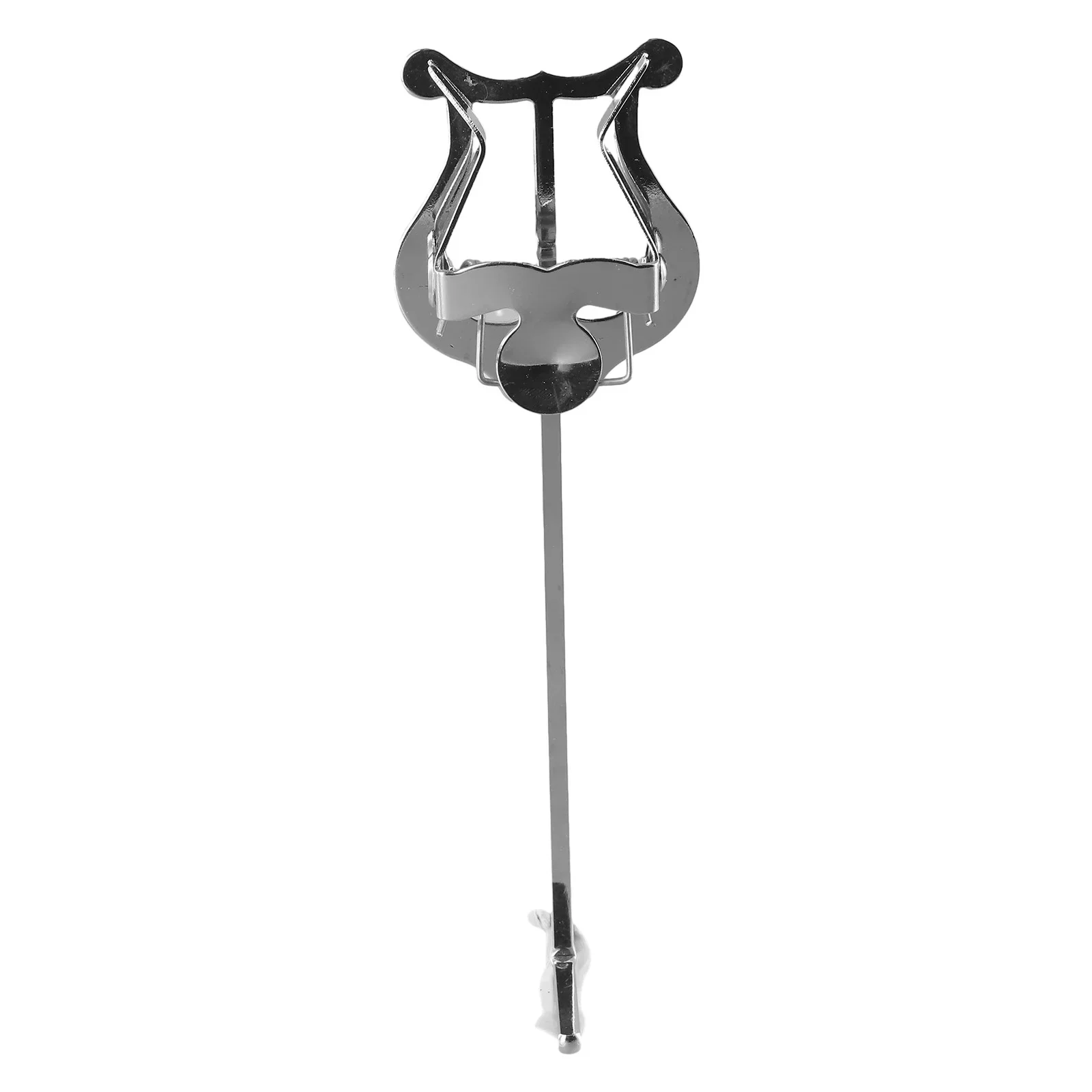 

Portable Metal Trumpet Marching Lyre Clamp On Stand Lightweight Clamp-on Lyre Clamp Sheet Music Clip Stand Instrument Holder