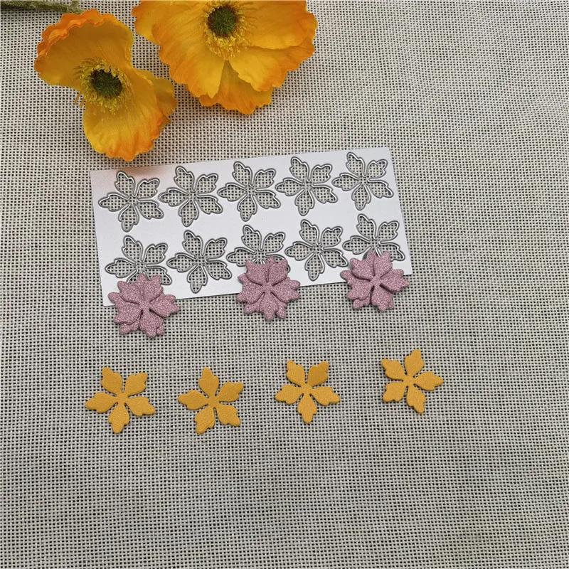 Floret Flowers Frame Metal Cutting Dies Stencils For DIY Scrapbooking Decorative Embossing Handcraft Template