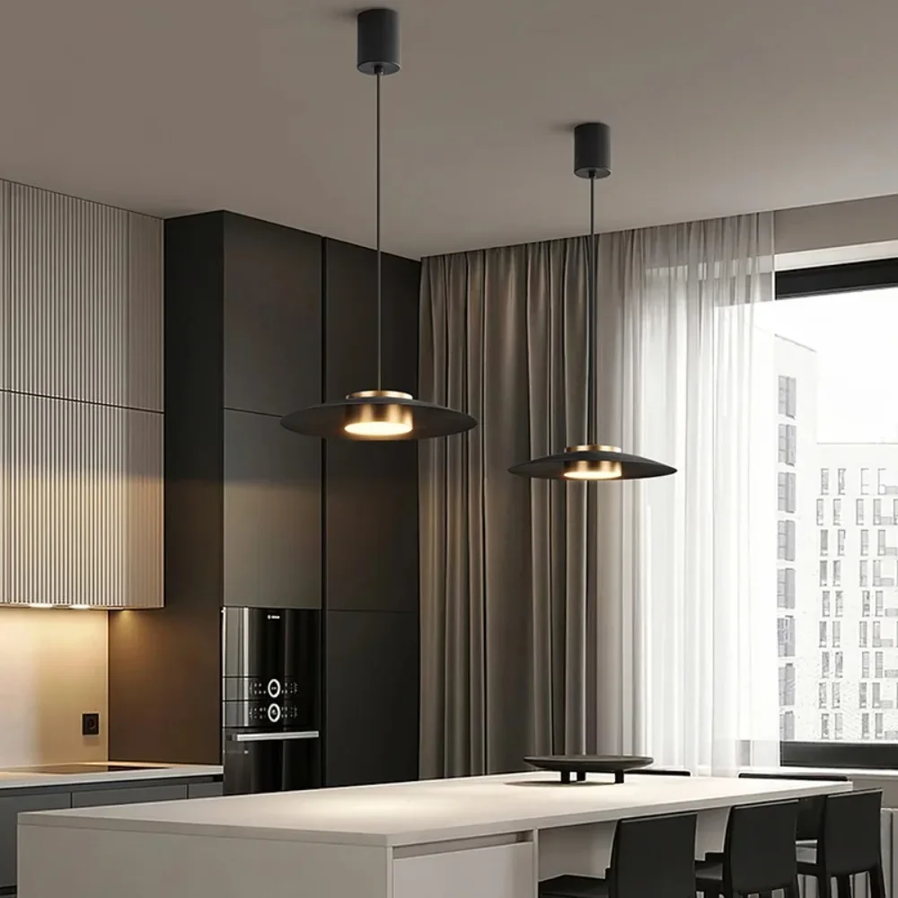 

Modern LED Pendant Lights Black Dining Room Indoor Lighting Ceiling Lamp Hanging Light Chandelier Decorative Indoor Lighting