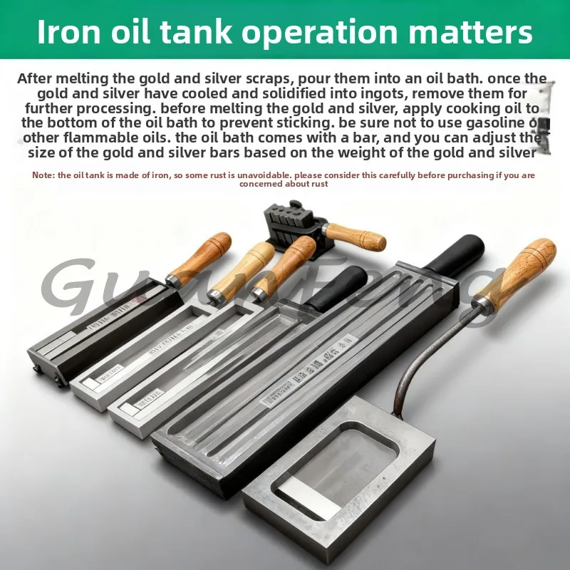 Large oil tank casting molds, strip-making tools with iron frames