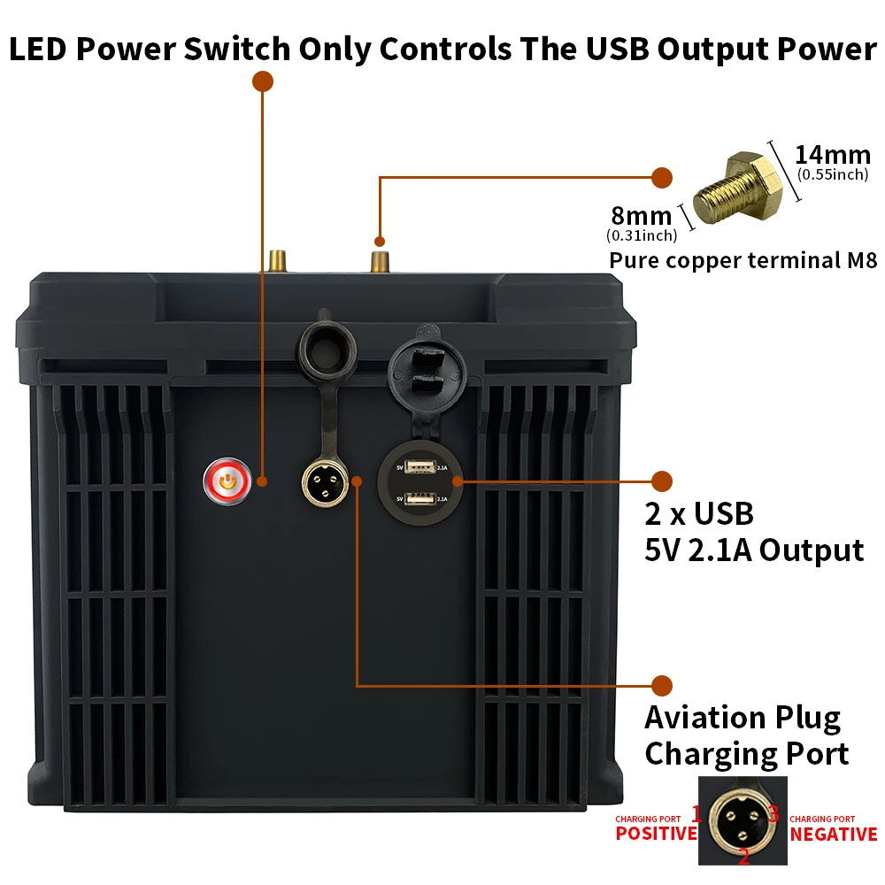 EU Stock Bluetooth 12v 200Ah 24v 100Ah 2560Wh Lifepo4 batteria al litio ferro fosfato RV con BMS con caricabatterie