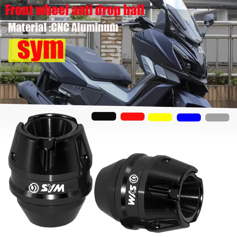 

Для SYM CRUISYM 150 180 Maxsym 400/600 Modifiedexhaust Pipe Anti Drop Ball, переднее колесо, защитная планка с защитой от падения, аксессуары