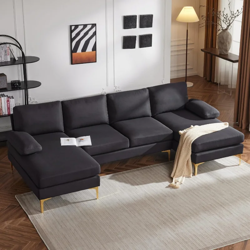 Karl home Convertible Sectional Sofa 110