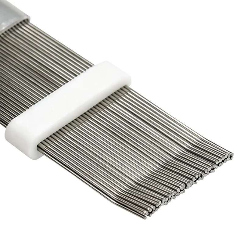 Stainless Steel Fin Hair Dryer Air Conditioner Condenser Cleaning Comb Household Appliance Maintenance and Repair Tool