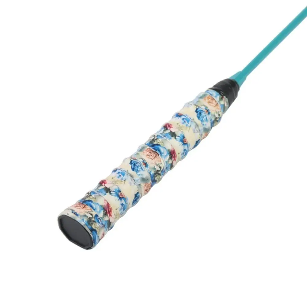 Sports Leopard Print Racket Sweatband Non-slip Winding Bicycle Handle Winding Strap Pu Breathable Tennis Tape Bicycle Handle