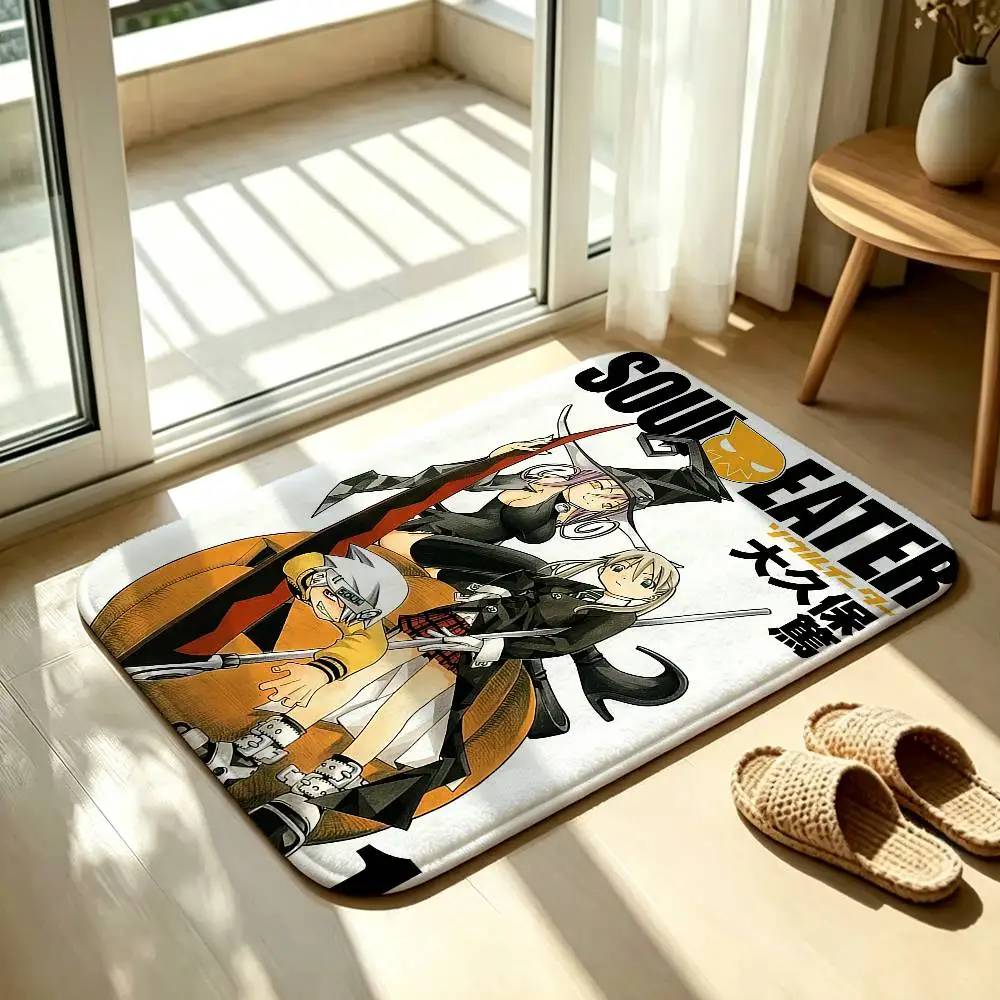 Anime S-Soul E-Eater Bedroom Decor Carpet  for Living Room Thick Plush Study Floor Mat Home Fluffy Soft Rug