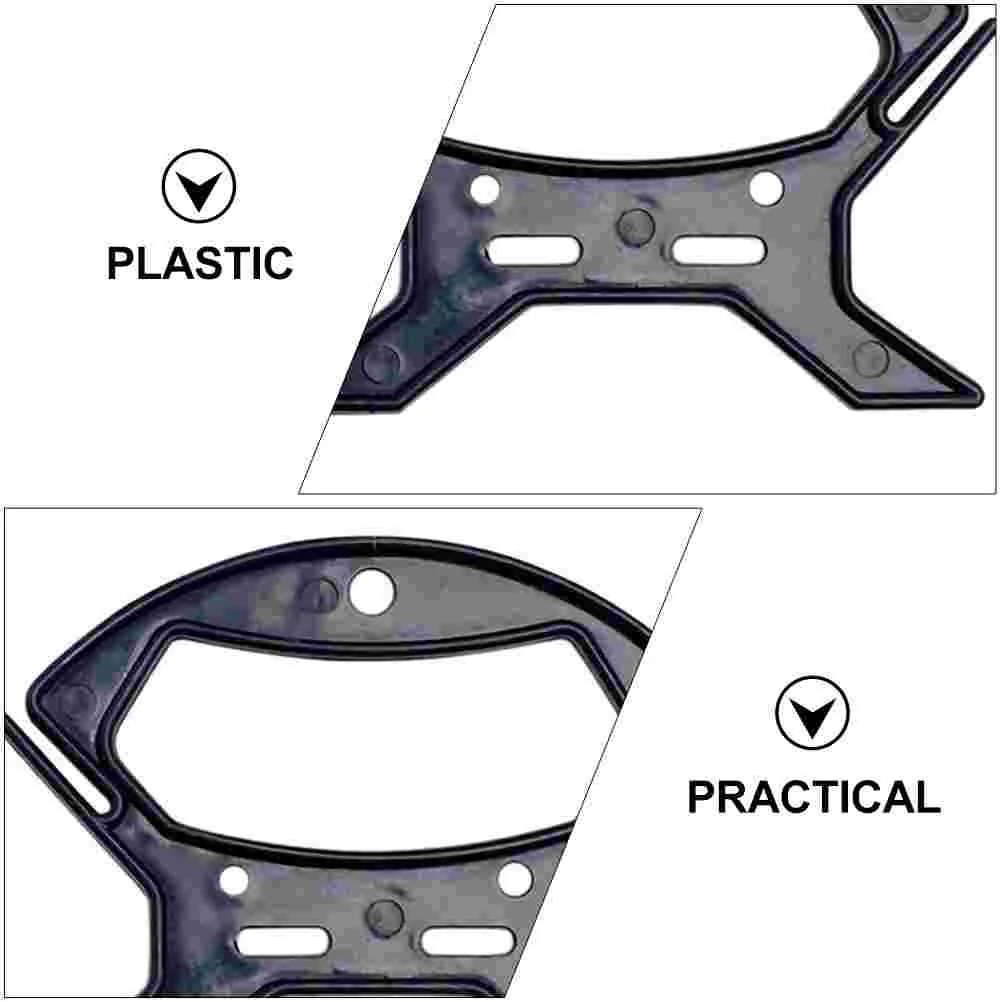 10 Pcs Plant Holder Wire Storage Winder Rope Extension Cord Up for Bracket Organizer Line Black Wrap