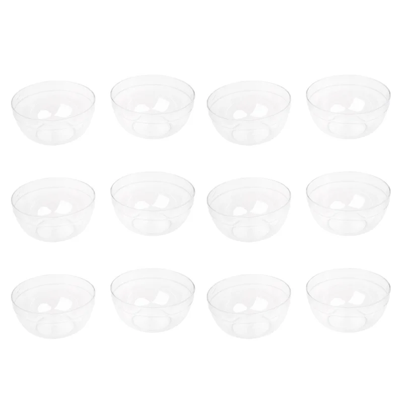 

N02R-Женский прозрачный пластиковый держатель для чаши для маски для лица, 9 см х 4,5 см, 12 шт.