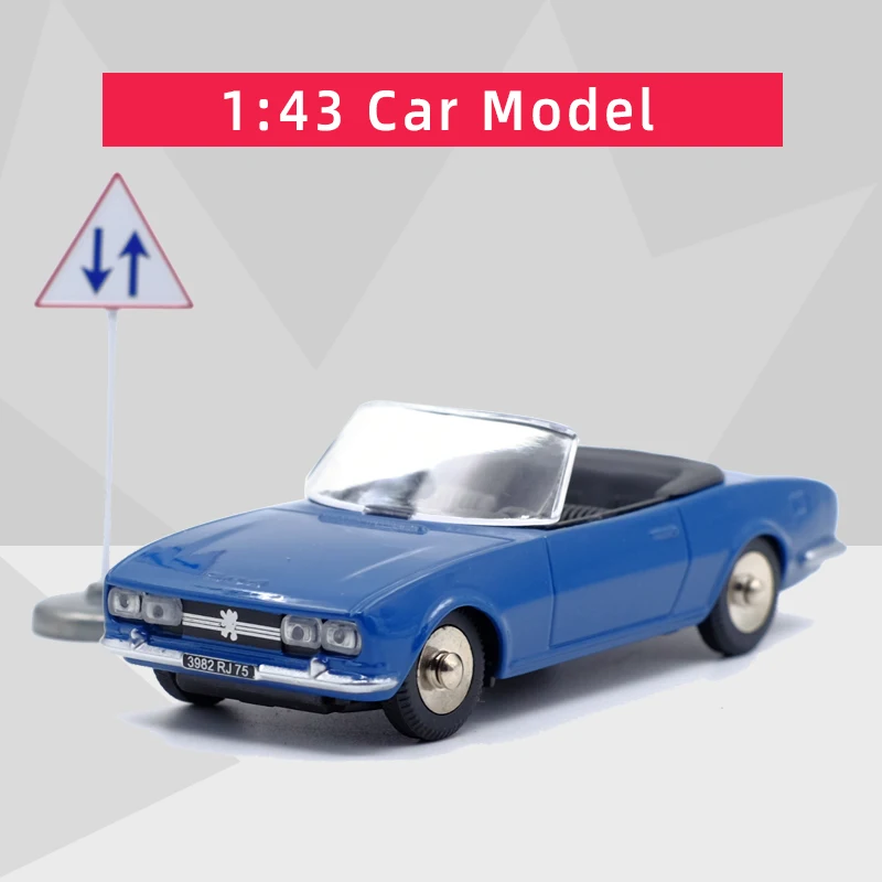 

Dinky игрушки Peugeot 504 кабриолет автомобиль из сплава литая винтажная модель автомобиля 1:43 игрушка с подарками для детей образовательная коллекция