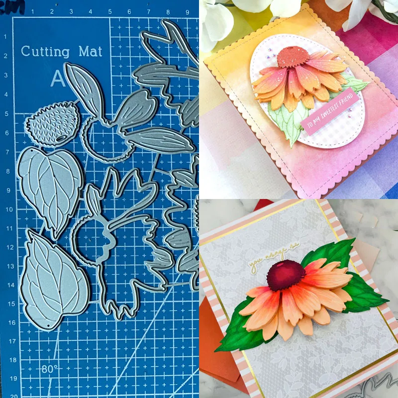 Lucky Goddess Metal Cutting Dies Layer Flower Diy Scrapbooking Photo Album Decorative Embossing Paper Card Crafts